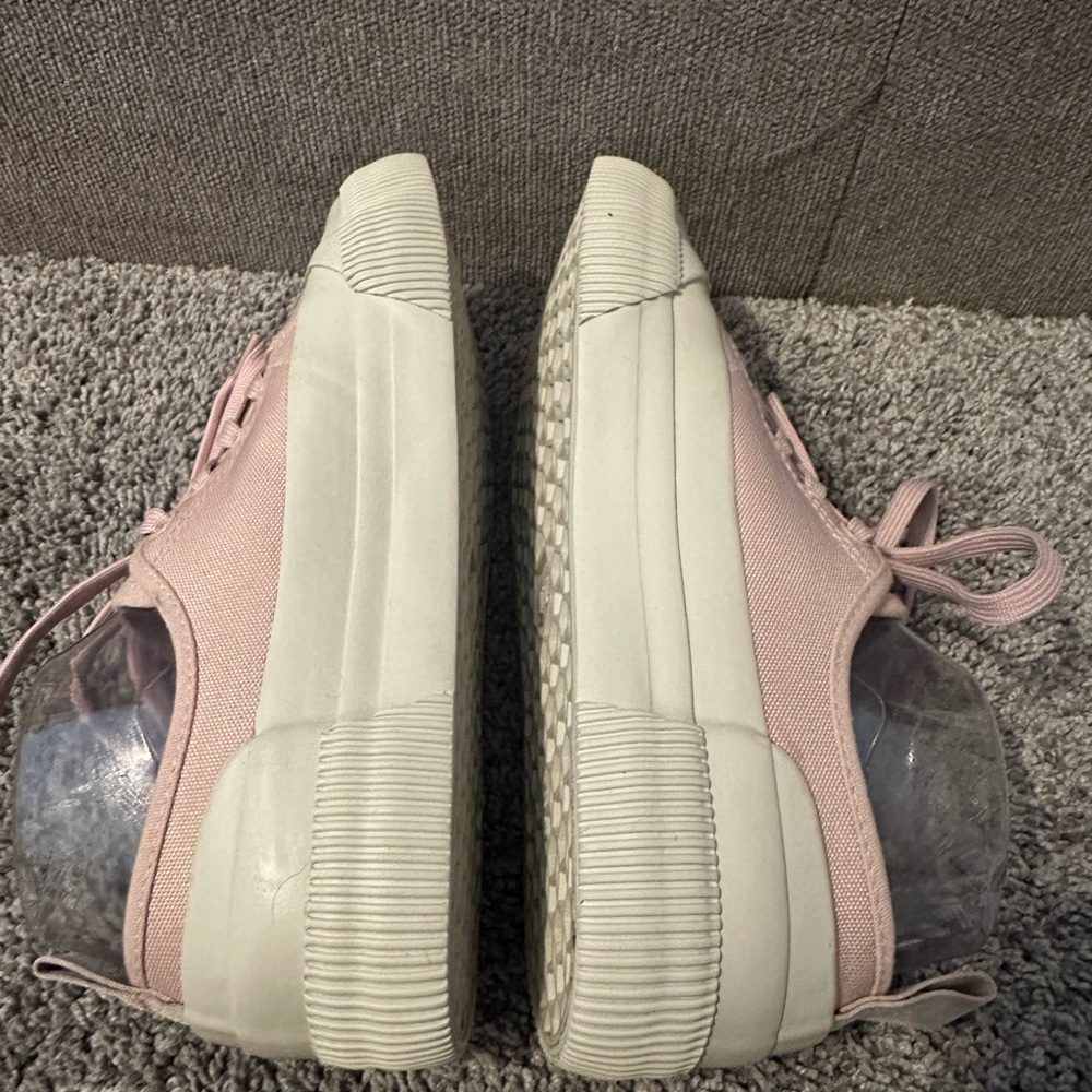 Aigle Pink Rubber Low‎ Women’s Sneaker size 6.5 - Picture 6 of 9